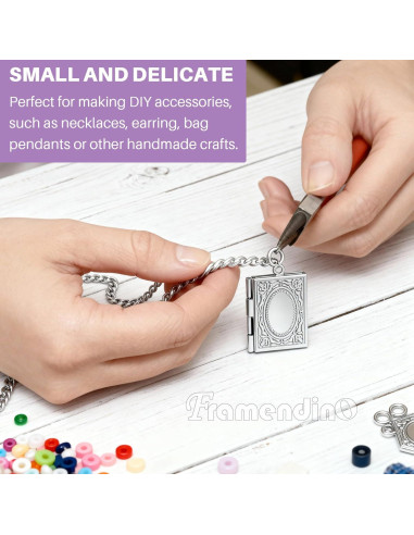 10 Encantos de Marco de Foto Plateados Framendino 22x19mm