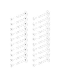 Pendientes Transparentes 16G Msndnkwo 12mm para Trabajo y Deportes