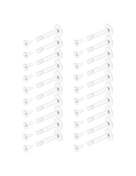 Pendientes Transparentes 16G Msndnkwo 12mm para Trabajo y Deportes