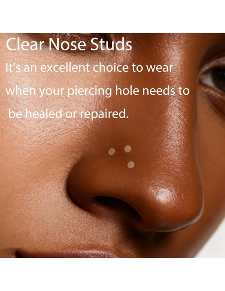 Pendientes Transparentes 16G Msndnkwo 12mm para Trabajo y Deportes