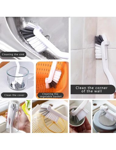 Juego de 24 Cepillos de Limpieza Cheeren para Cocina y Baño