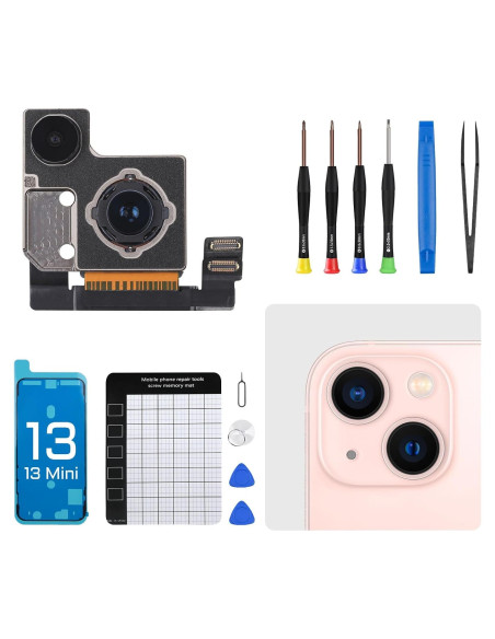 Reemplazo Cámara Trasera iPhone 13 Mini Doble Lente 12MP