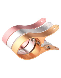 Pinzas de Toalla de Playa Z ZICOME - Juego de 3 Aluminio 10.4 cm