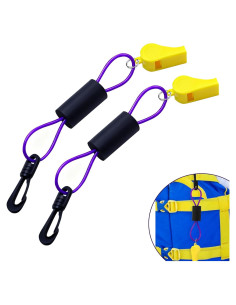 Silbato de Seguridad Sanfylikus 120dB Impermeable 2 Paquete