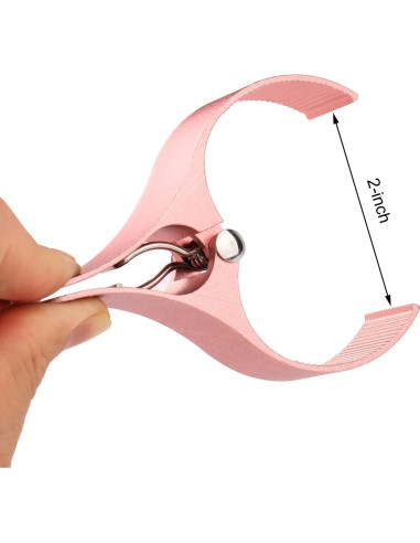 Pinzas de Toalla de Playa Z ZICOME - Juego de 3 Aluminio 10.4 cm