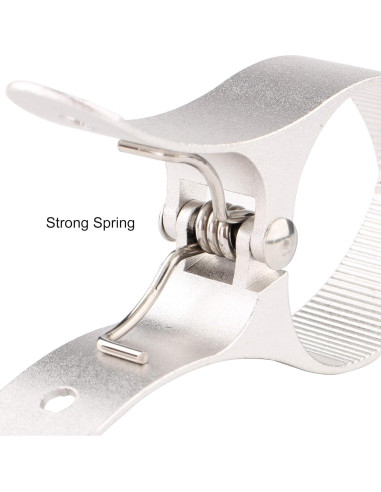 Pinzas de Toalla de Playa Z ZICOME - Juego de 3 Aluminio 10.4 cm