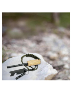 Iniciador de Fuego GRSECPO 6 en 1 con Barra de Ferro 10.16 cm