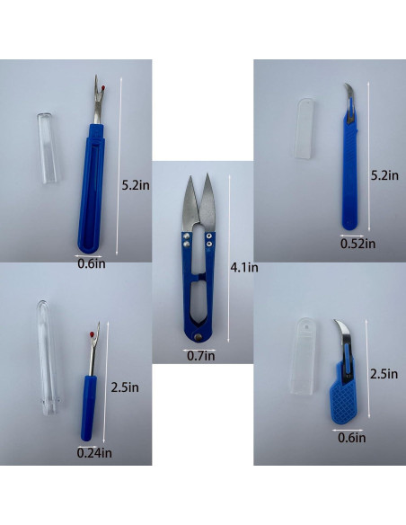 Kit de Costura Poexuzi 5 Piezas - Desgarradores de Hilo