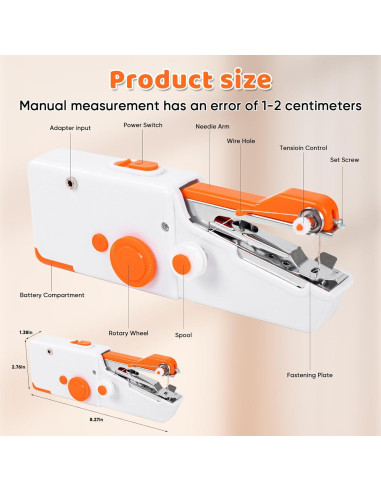 Mini Máquina de Coser Eléctrica Portátil LM-17 para Viajes