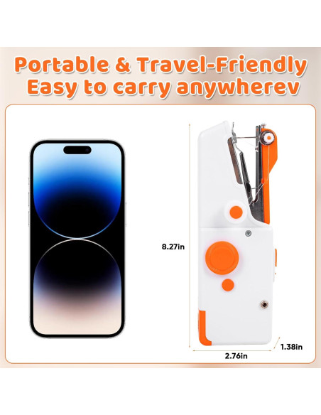 Mini Máquina de Coser Eléctrica Portátil LM-17 para Viajes