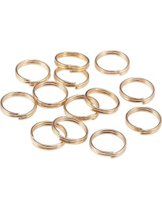Anillos Divididos Doble Bucle MAHAVIMOKSA 200pcs 8mm Oro KC 2