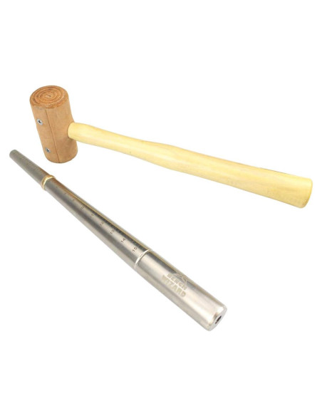 Conjunto Mandril y Martillo de Cuero Bench Wizard 1-15