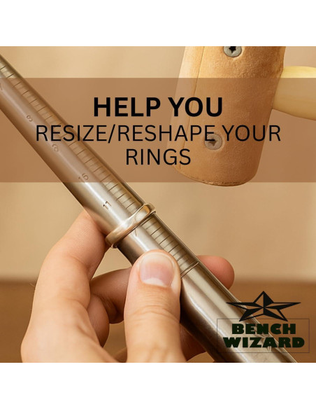 Conjunto Mandril y Martillo de Cuero Bench Wizard 1-15