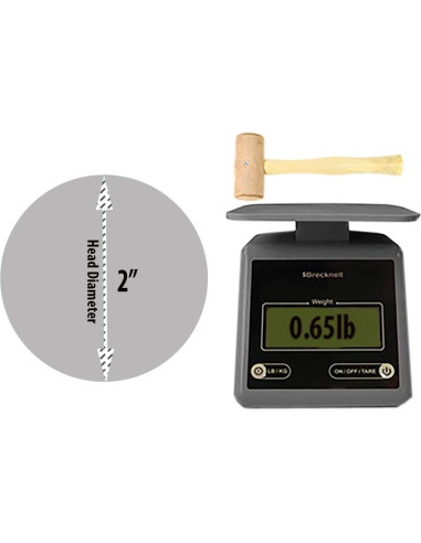 Conjunto Mandril y Martillo de Cuero Bench Wizard 1-15