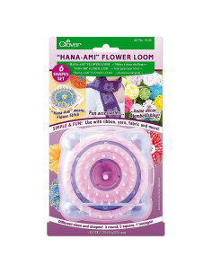 Telar de Flores Clover Hana-Ami 6 Formas Rosa/Azul