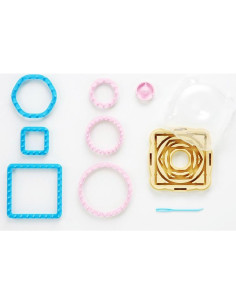 Telar de Flores Clover Hana-Ami 6 Formas Rosa/Azul 2