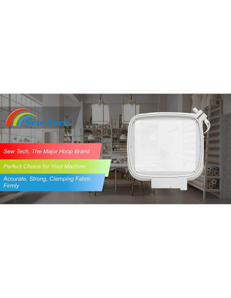 Aro de Bordado Sew Tech 4.7x4.7" (120x120 mm) para Husqvarna y Pfaff
