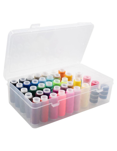 Caja de Hilo de Costura JoyHuaTrade 42 Ranuras 58 Hilos
