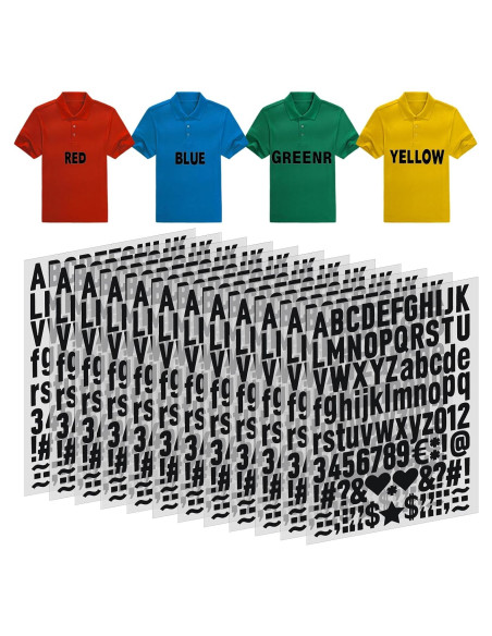 12 Hojas Letras y Números de Transferencia Térmica DIVINA VITAE