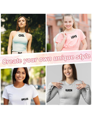 12 Hojas Letras y Números de Transferencia Térmica DIVINA VITAE