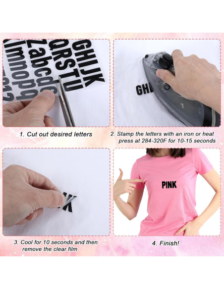 12 Hojas Letras y Números de Transferencia Térmica DIVINA VITAE