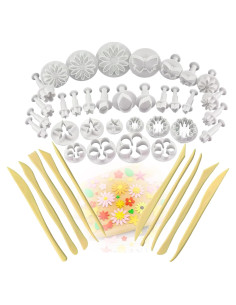 Kit de Herramientas de Arcilla CUNSWEN 43 Pcs - Moldes y Doble Extremo