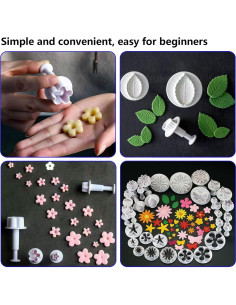 Kit de Herramientas de Arcilla CUNSWEN 43 Pcs - Moldes y Doble Extremo 2