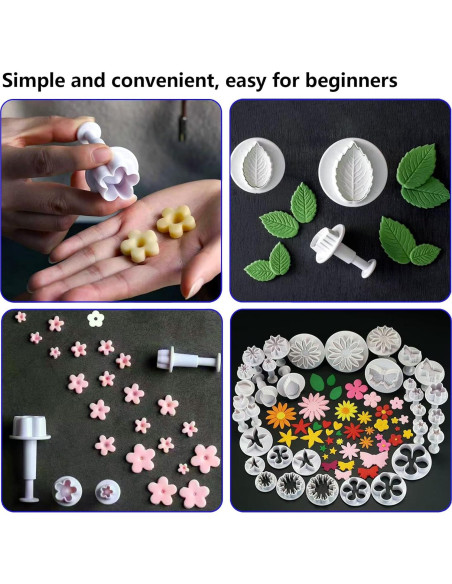 Kit de Herramientas de Arcilla CUNSWEN 43 Pcs - Moldes y Doble Extremo