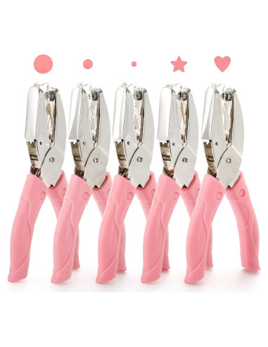 Conjunto de Perforadoras Jucoan 5 Piezas Metal Portátil