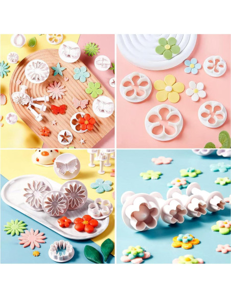 Kit de Herramientas de Arcilla CUNSWEN 43 Pcs - Moldes y Doble Extremo