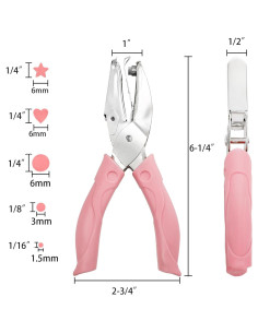 Conjunto de Perforadoras Jucoan 5 Piezas Metal Portátil 2