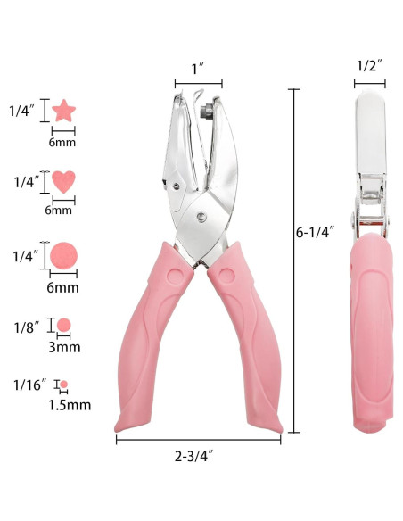 Conjunto de Perforadoras Jucoan 5 Piezas Metal Portátil