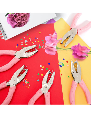 Conjunto de Perforadoras Jucoan 5 Piezas Metal Portátil