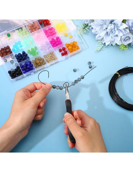 Alambre de Aluminio Flexible 1mm x 30m Negro Larrel para Manualidades