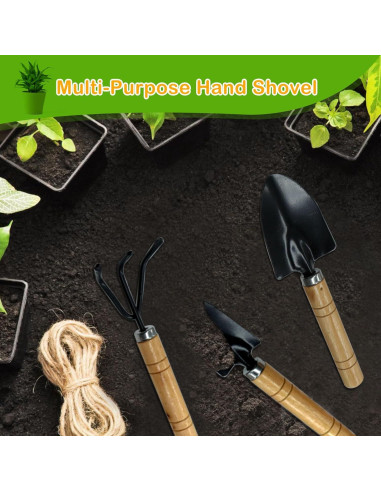 Conjunto de Herramientas de Jardín Mini Anerwarm 3 Piezas