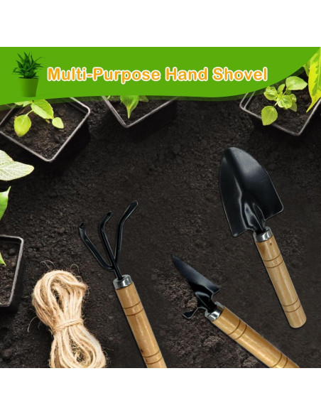 Conjunto de Herramientas de Jardín Mini Anerwarm 3 Piezas