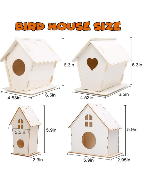 Kit de Manualidades Casa para Aves Hapray 6 Proyectos Niños 5-12 Años
