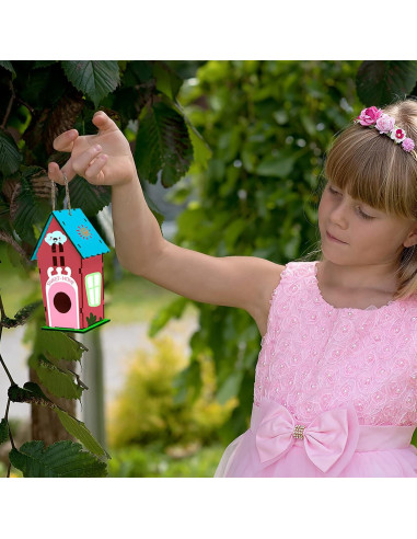 Kit de Manualidades Casa para Aves Hapray 6 Proyectos Niños 5-12 Años