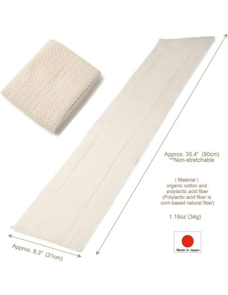 Esponja Exfoliante de Espalda Terra Distribution 90cm Algodón Orgánico