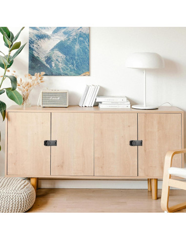 Cerradura de Combinación Torre Acogedora 10 cm Negra