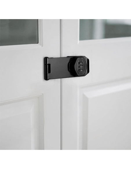 Cerradura de Combinación Torre Acogedora 10 cm Negra