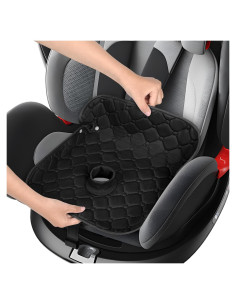 Protector de Asiento de Coche JEYODA 1982 Antideslizante Negro