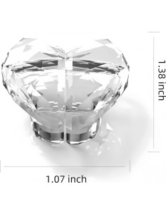 Botón de Inodoro en Forma de Corazón LAYXLDZ - 2 Piezas 2