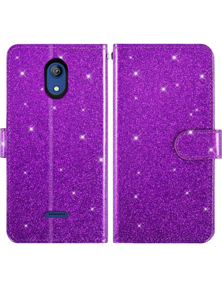 Funda Asuwish Plegable para Cricket Vision 3 y AT&T Calypso