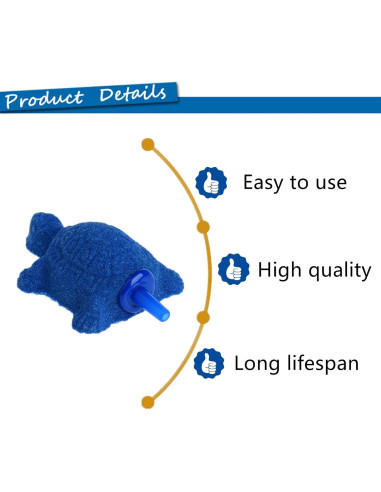 2 PCS Aerador de Acuario Peenbbop Azul 10.67x13.72 cm