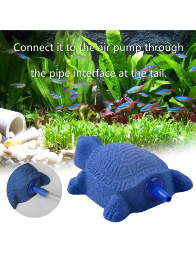 2 PCS Aerador de Acuario Peenbbop Azul 10.67x13.72 cm