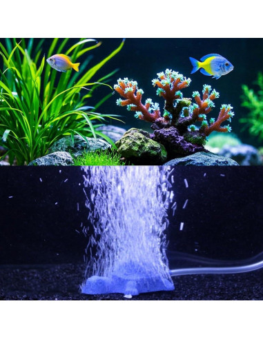 2 PCS Aerador de Acuario Peenbbop Azul 10.67x13.72 cm