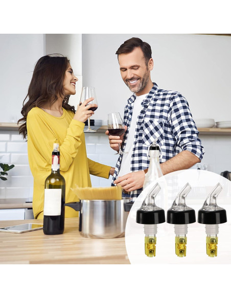 Vertedores de Botellas de Licor WUWEOT 12 Piezas 45 ml