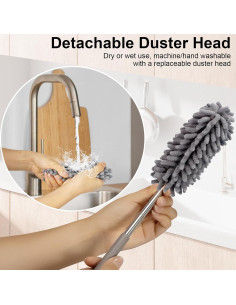 Plumero de Microfibra Loulicia con Mango Telescópico 76 cm 2