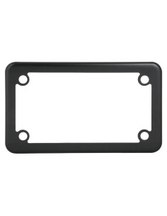 Marco de Placa de Licencia para Motocicleta GG Gran General 60394 Negro Mate